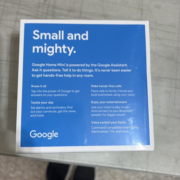 Google Home Mini in Light Gray - Picture 2 of 2